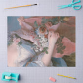 18e eeuw Maiden Tissuepapier (Craft)