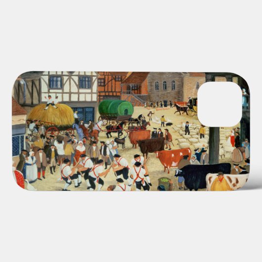 18e eeuw Masterrundvleesmarkt Case-Mate iPhone Case (Achterkant (horizontaal))