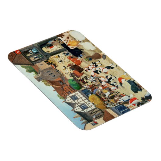 18e eeuw Masterrundvleesmarkt Magneet (Rechterzijde)