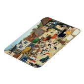 18e eeuw Masterrundvleesmarkt Magneet (Linkerzijde)