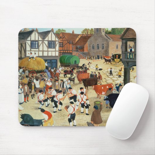 18e eeuw Masterrundvleesmarkt Muismat (Met muis)