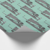 18e eeuw Microscoop Antiek wetenschapsINSTRUMENT Cadeaupapier (Hoek)