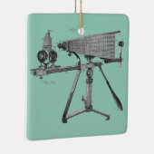 18e eeuw Microscoop Antiek wetenschapsINSTRUMENT Keramisch Ornament (Rechts)