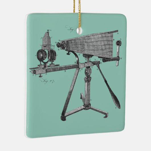 18e eeuw Microscoop Antiek wetenschapsINSTRUMENT Keramisch Ornament (Rechts)