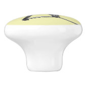 18e eeuw Microscoop Antiek wetenschapsINSTRUMENT Keramische Knop (Zijkant)