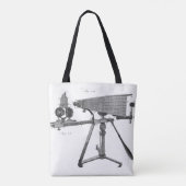 18e eeuw Microscoop Antiek wetenschapsINSTRUMENT Tote Bag (Achterkant)