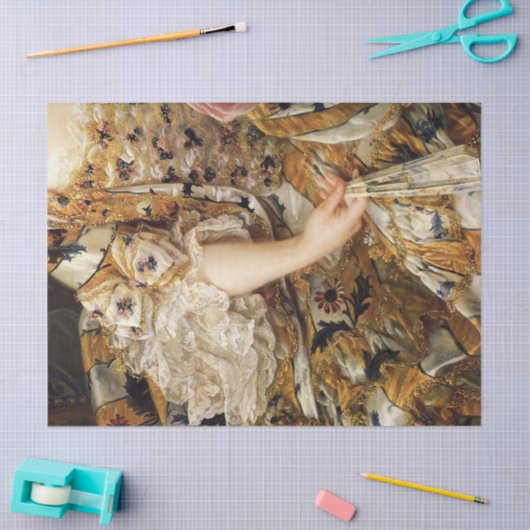 18e eeuw Mode-uitgang Tissuepapier (Craft)