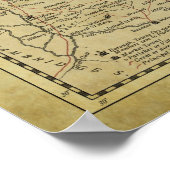 18e eeuw Norfolk Poster (Hoek)