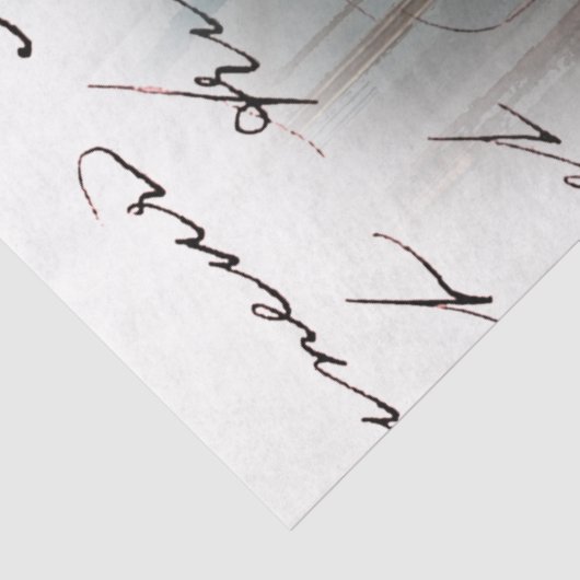 18e eeuw Royal Ephemera French Tissuepapier (Detail)