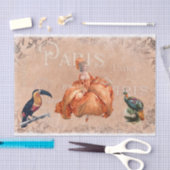 18e eeuw Royal Ephemera Paris Tissuepapier (Craft)