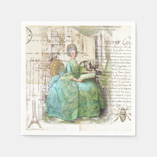 18e eeuw Royal Ephemera Servet (Voorkant)