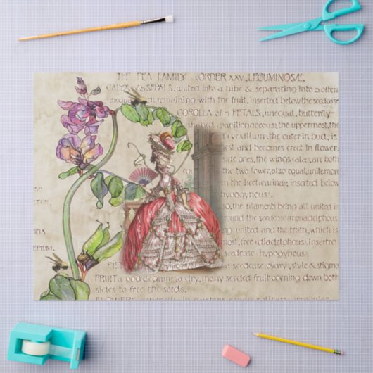 18e eeuw Royal Ephemera Tissuepapier (Craft)