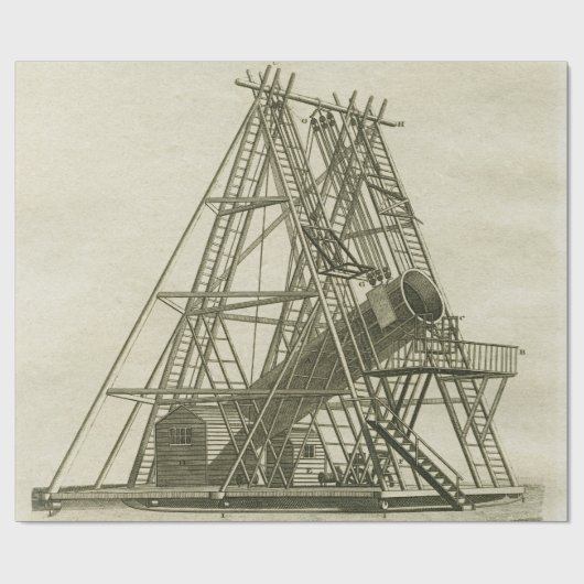 18E EEUW VAN HET Antiek WETENSCHAPPELIJK SCHEPPEN  Cadeaupapier (Vlak)