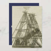 18E EEUW VAN HET Antiek WETENSCHAPPELIJK SCHEPPEN  Kaart (Voorkant / Achterkant)