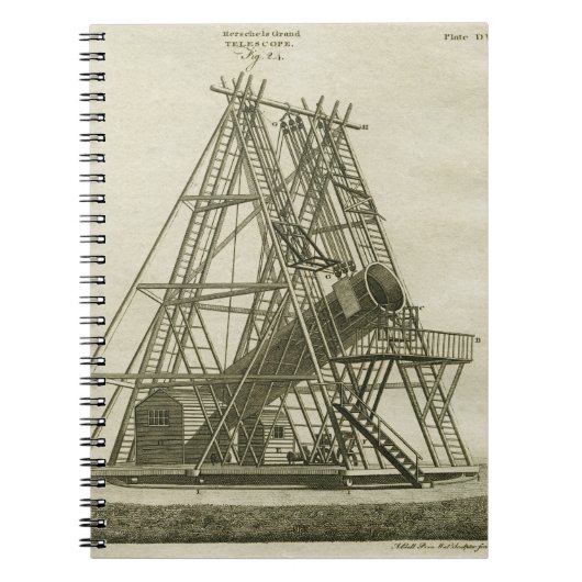 18E EEUW VAN HET Antiek WETENSCHAPPELIJK SCHEPPEN  Notitieboek (Voorkant)