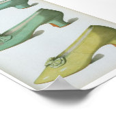 18e eeuw Victoriaans Mode Bord X VIII Poster (Hoek)