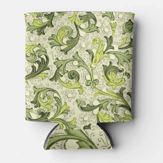 18e-eeuws: Bloemen Antieke behang. Blikjeskoeler (Voorkant)