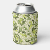 18e-eeuws: Bloemen Antieke behang. Blikjeskoeler (Blikje Achterkant)