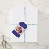 18e - eeuwse bloemenbloem - regeling cadeaulabel (Met Touw)