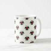 18e-eeuwse Calico 5 koffie Mok (Voorkant rechts)