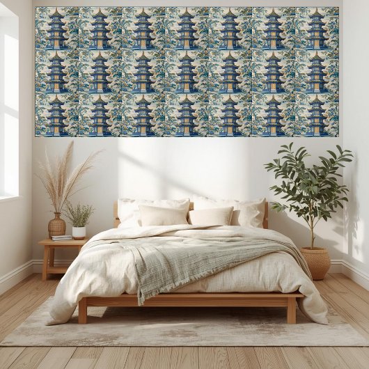 18e-eeuwse Chinoiserie Pattern Tegel Tegeltje