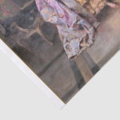  18e-eeuwse Elegante partij decoupage Tissuepapier (Detail)