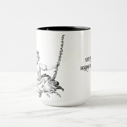  18e eeuwse elegantie Swing Coffee Mok Cup (Midden)