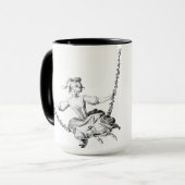 18e eeuwse elegantie Swing Coffee Mok Cup (Voorkant links)