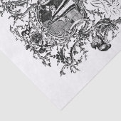 18e-eeuwse handelsbusinesscard tissuepapier (Detail)