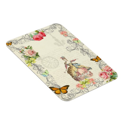 18e eeuwse mode magneet  collage (Rechterzijde)