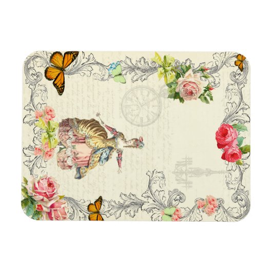 18e eeuwse mode magneet collage (Horizontaal)