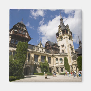18e-eeuwse Peles-kasteel, Sinaia, Roemenië, 2 Magneet