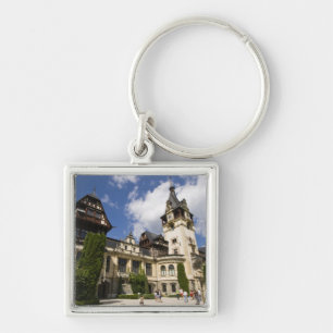 18e-eeuwse Peles-kasteel, Sinaia, Roemenië, 2 Sleutelhanger