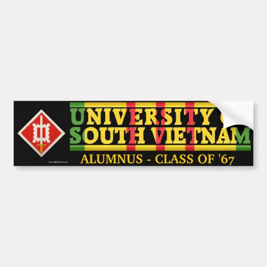 18e Engineer Bde - U Vietnam Alumnus Sticker (Voorkant)