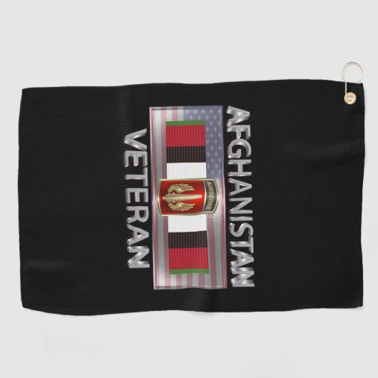 18e FA-brigade, Afghanistan Veteraan Golfhanddoek (Horizontaal)