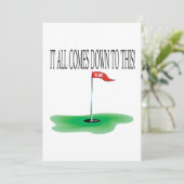 18e gat kaart (Staand voorkant)