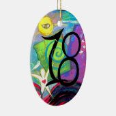 18e geboortedag keramisch ornament (Rechts)