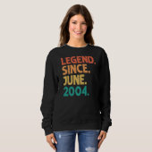 18e geboortedag sinds juni 2004 18 jaar trui (Voorkant volledig)