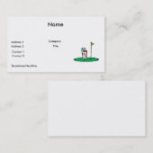 18e golf-grafisch visitekaartje (Voorkant / Achterkant)