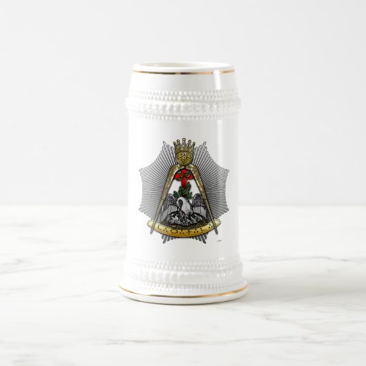 18e graad: Knight of the Roos Croix Bierpul (Center)