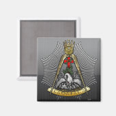 18e graad: Knight of the Roos Croix Magneet (Voorkant / Achterkant)