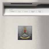 18e graad: Knight of the Roos Croix Magneet (Insitu (Vaatwasser))