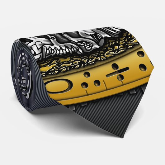 18e graad: Knight of the Roos Croix Stropdas (Opgerold)