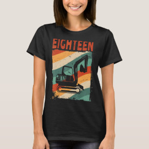 18e graafmachine voor de opgraving van de vogelsta t-shirt