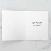 18e Hashtag Computing Verjaardag Naam toevoegen Gr Kaart (Binnen)