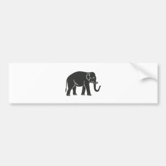 18e-(Indische) divisie olifant Bumpersticker