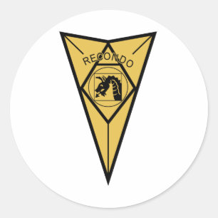 18e insigne van RECONDO in de lucht Ronde Sticker