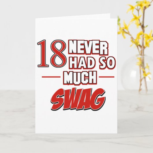 18e jaardag kaart (Gele Bloem)