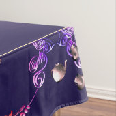 18e Jubileum Porcelain Cat's Eye Blue Center Tafelkleed (Voorbeeld)