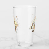 18e Jubileum van het huwelijk Porcelain Cat's oog Glas (Links)